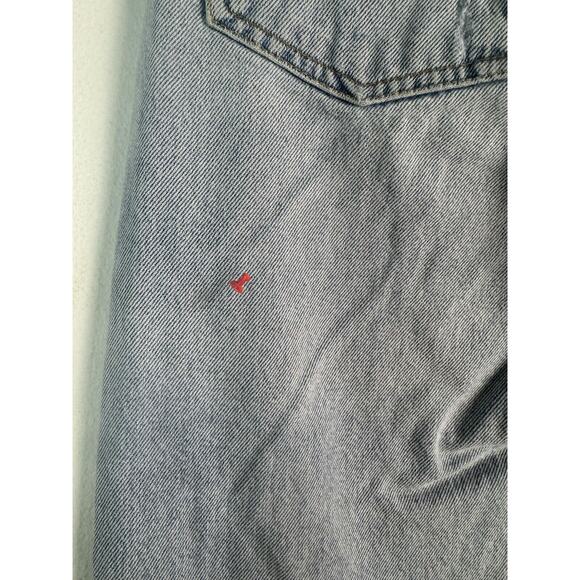 AGOLDE JEANS 90'S HIGH RISE PINCH WAIST STRAIGHT DISTRESSED SIZE 23 #54667 - Picture 14 of 16